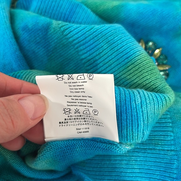 NWT Michael Kors Collection Beaded Cashmere Sweater - Original Price $1595.00 - Picture 6 of 11